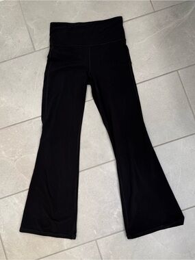 Athleta Black Boot-Cut Flare Yoga Pants